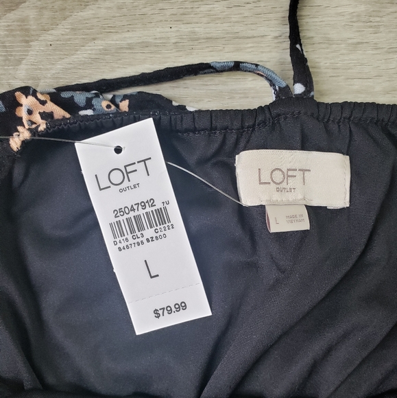 LOFT Outlet Floral Maxi Dress - Picture 4 of 4